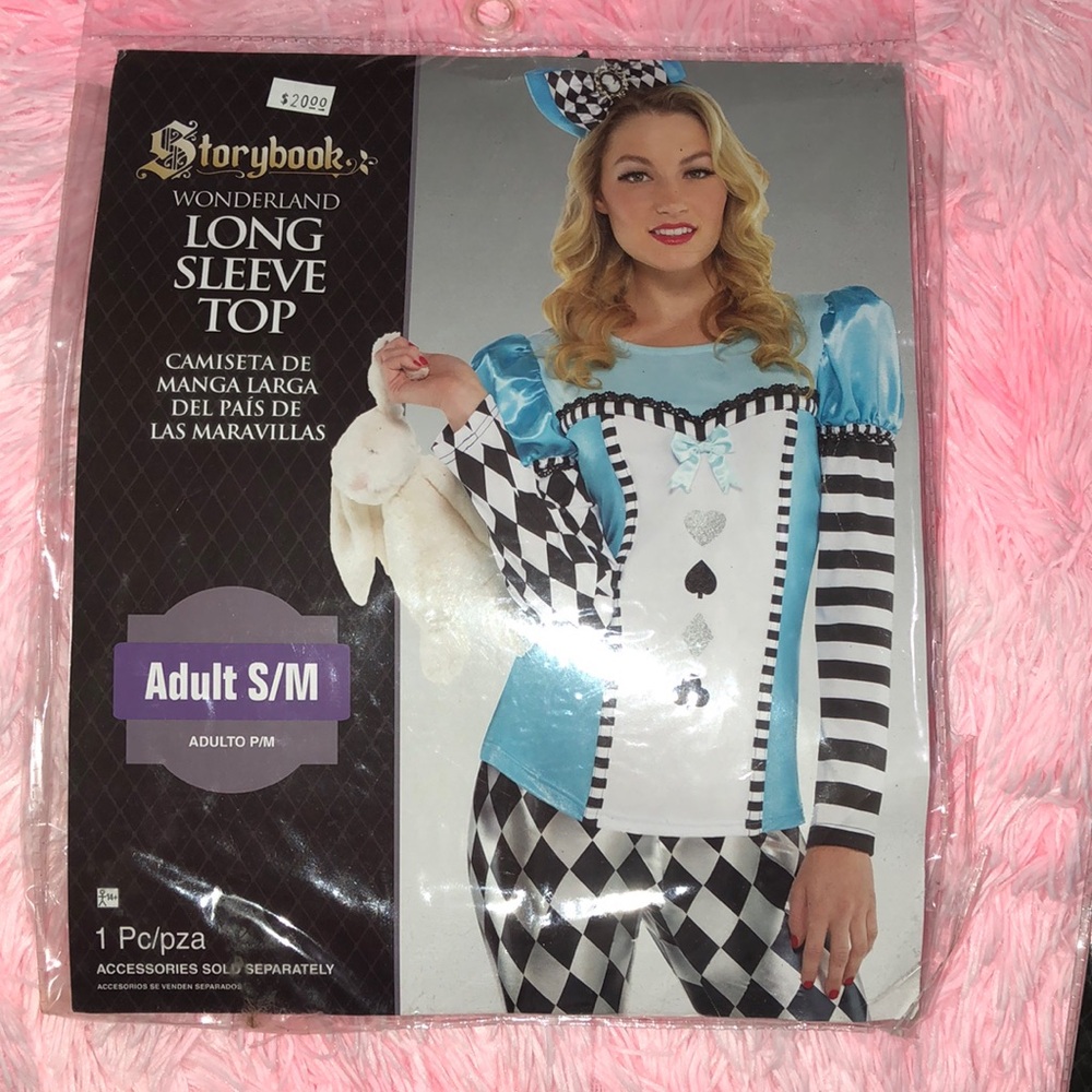 Storybook Wonderland Long Sleeve Top Adult S/M Fits Up To Size 8 New Cottagecore